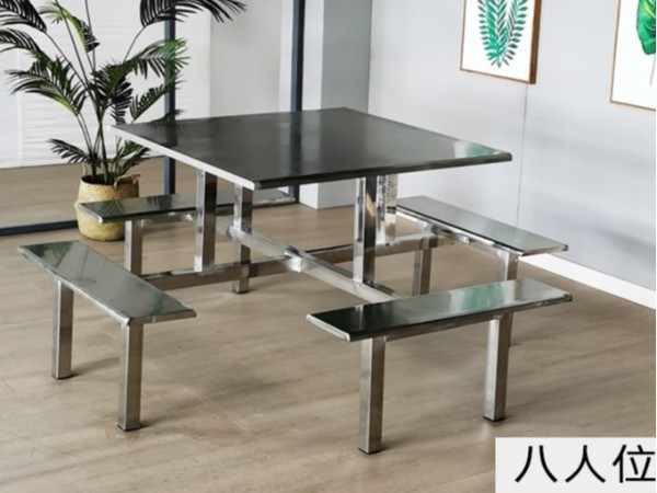 8人座不锈钢餐桌