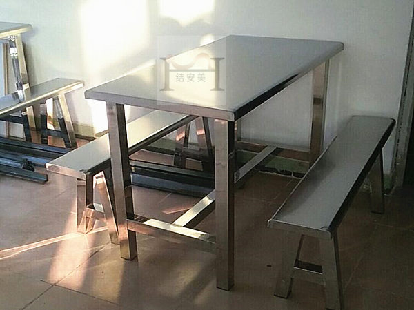 分体不锈钢餐桌椅